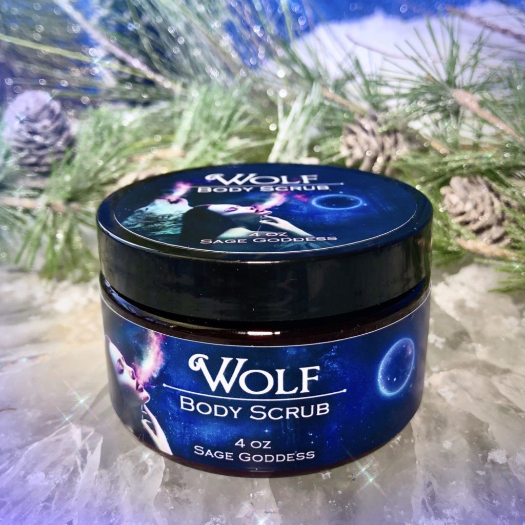 Wolf Body Scrub For Deep Relaxation Intuition And Moon Magic