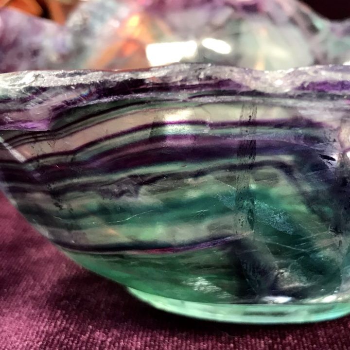 Rainbow Fluorite Bowl