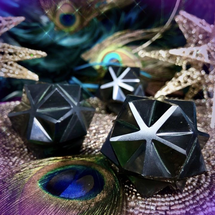 Black Onyx 3D Metatron’s Cubes