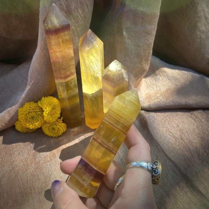 Abundance Attracting Yellow Fluorite Generators