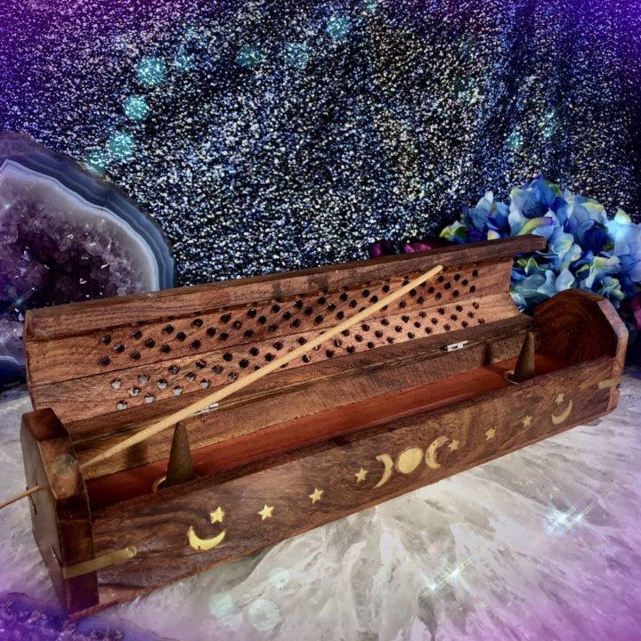 Moon Magic Wooden Incense Burners