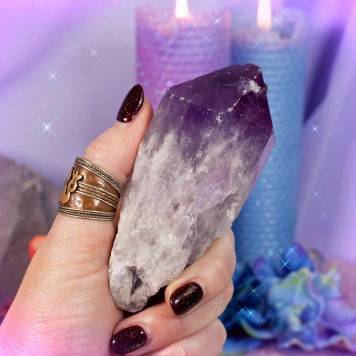 Peace and Purification Amethyst Points