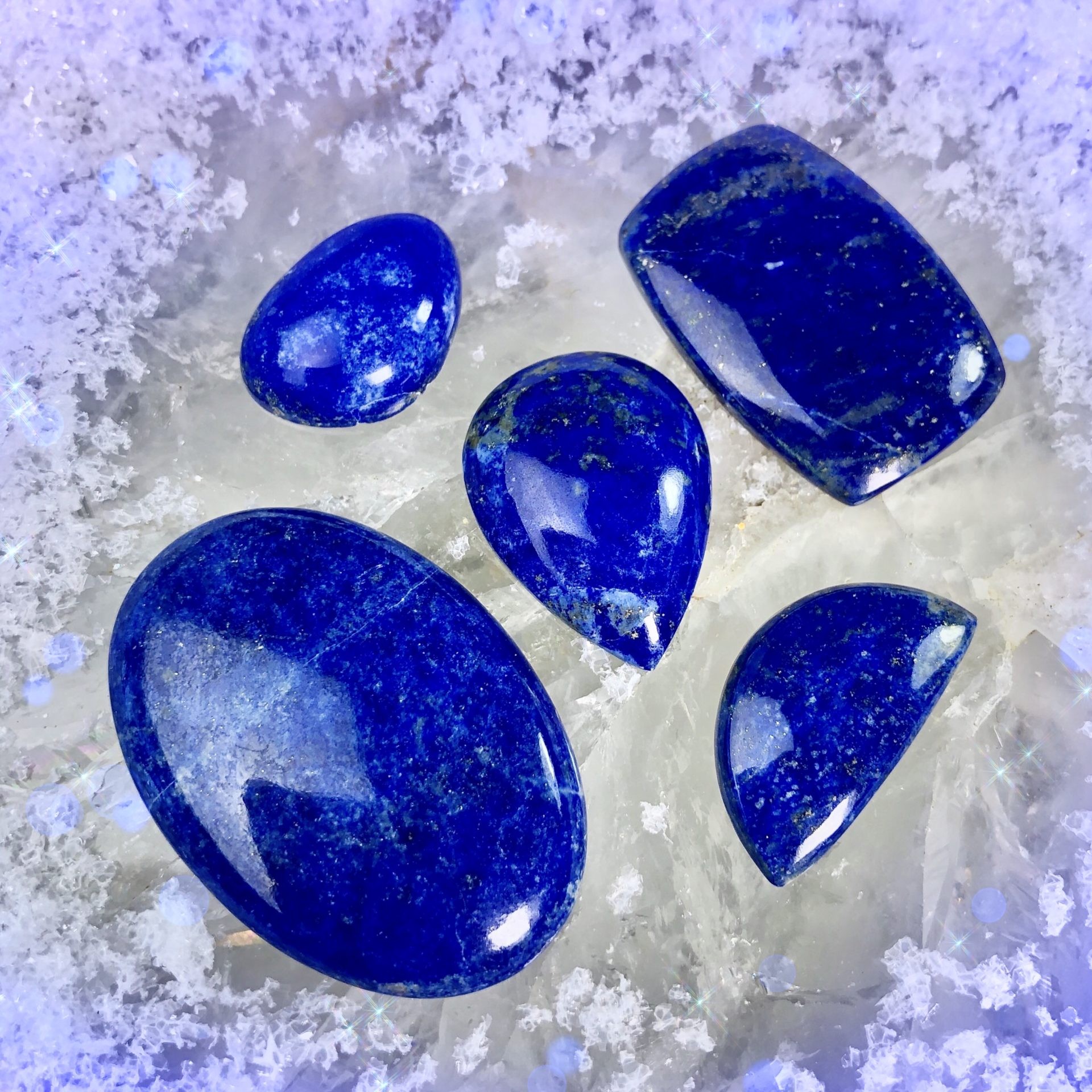 Queen S Lapis Lazuli Cabochons For Royalty Intuition And Psychic Powers