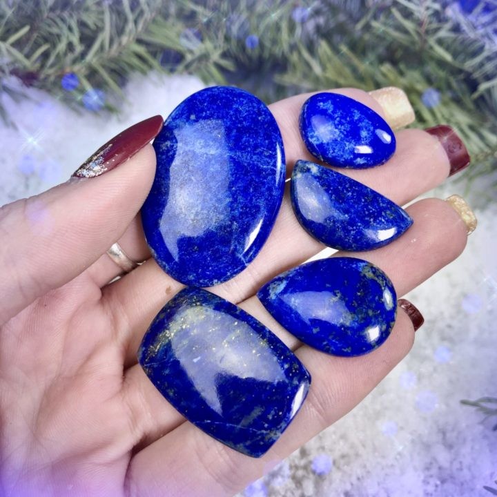 Queen's Lapis Lazuli Cabochons