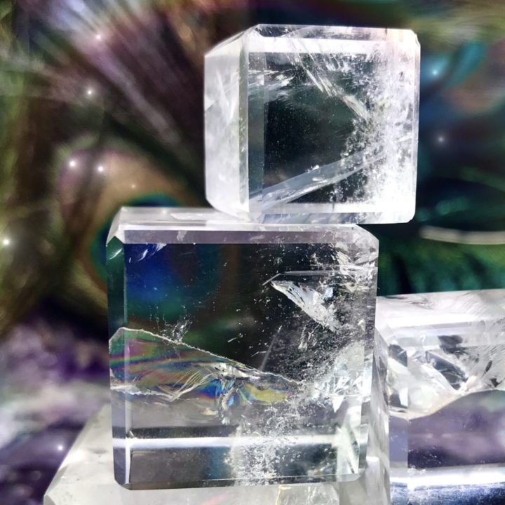 Grounded Awakening Clear Quartz Cubes