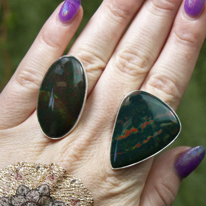 Bloodstone Rings