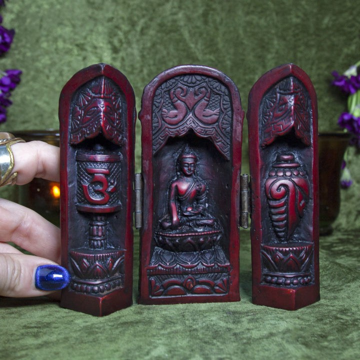 Mini Buddha Traveling Altar