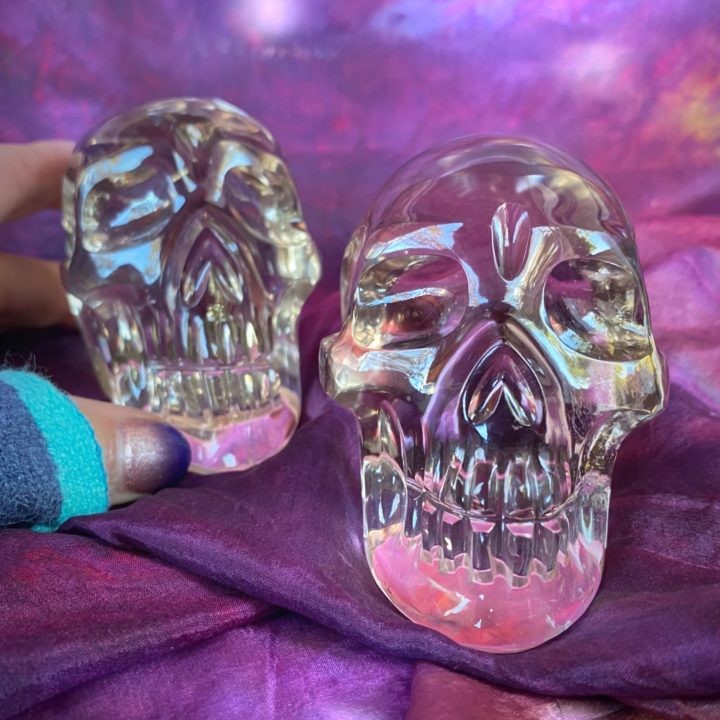 Brazilian Citrine Skulls