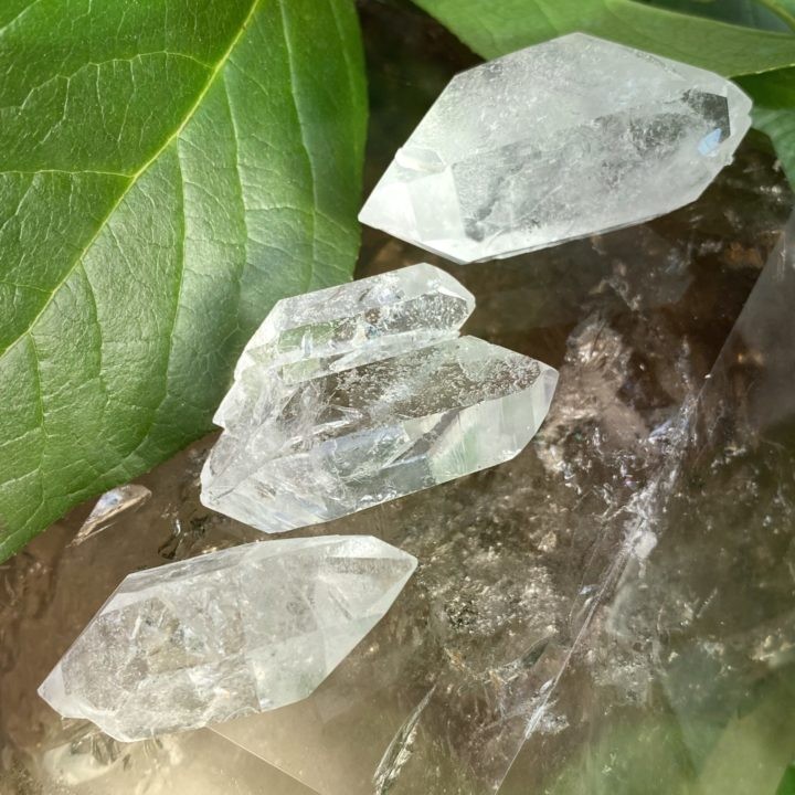 Double Terminated AAA Lemurian Ice Crystals