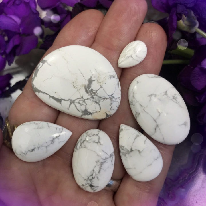 Peace and Serenity Howlite Cabochons