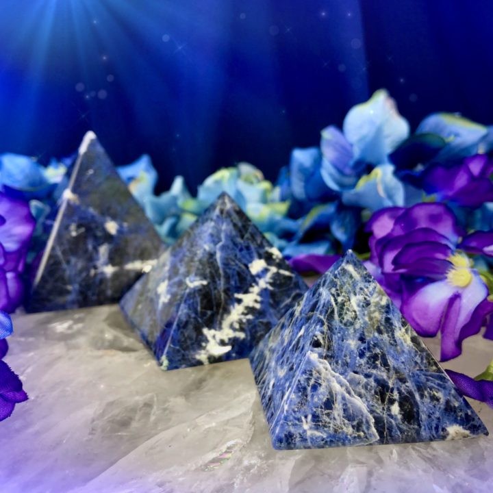 Sodalite Dreamcatcher Pyramids