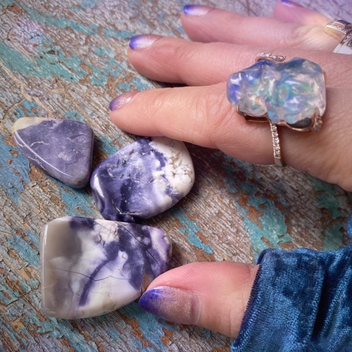 Tiffany Stone Purple Passion Bra Stones