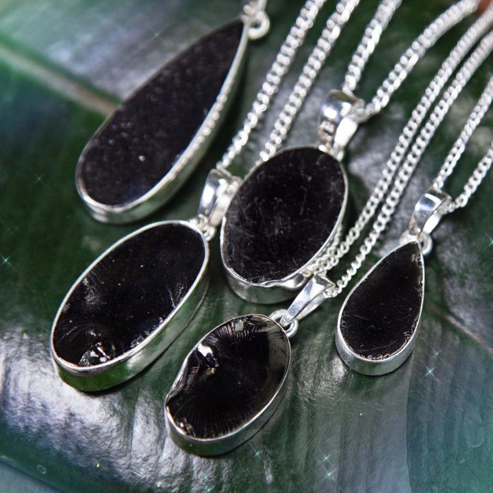Clearing and Purifying Shungite Pendants