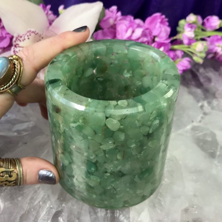 Green Aventurine Cup