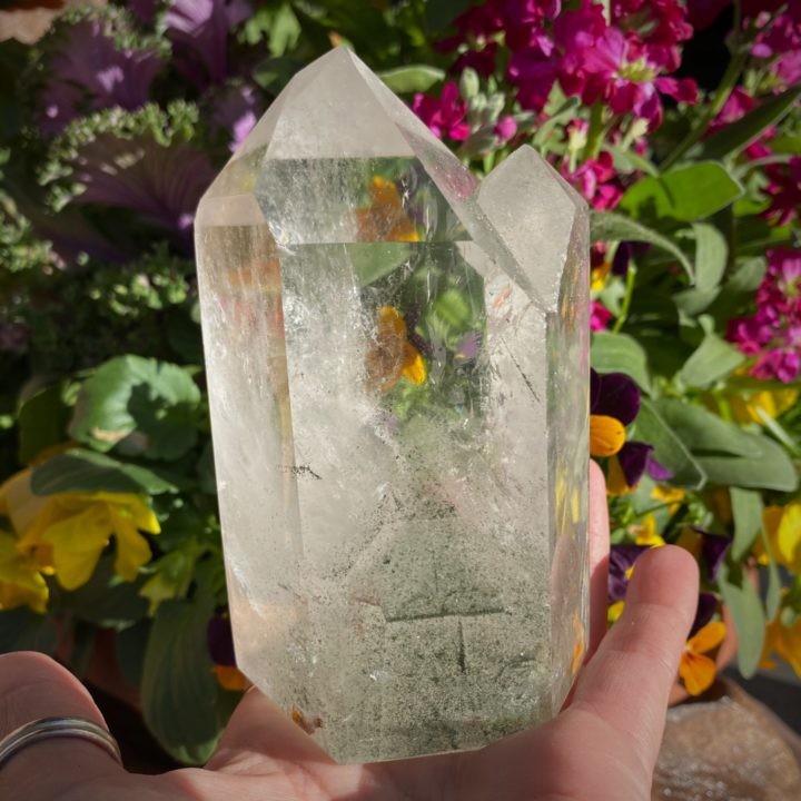 Twin Quartz and Chlorite Healing Generator