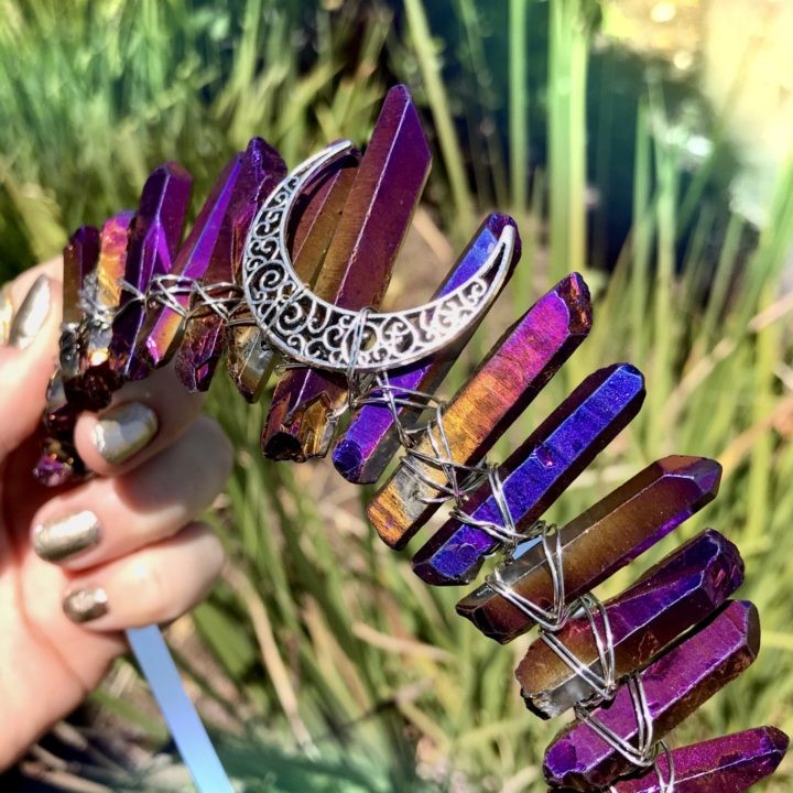 Aura Quartz OMGoddess Crowns