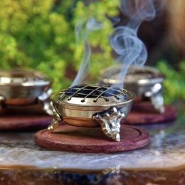 Brass Screen Charcoal Incense Burners