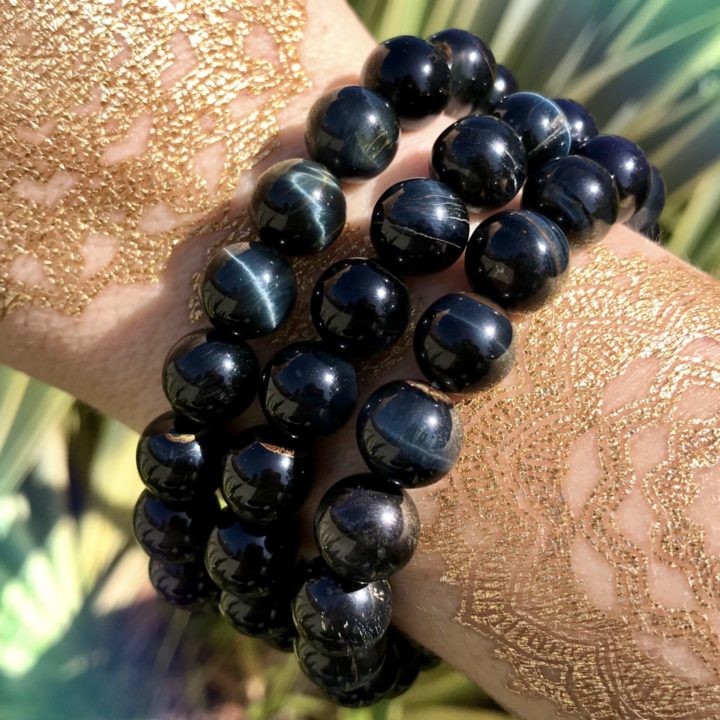 Blue Tigers Eye Journey Bracelets