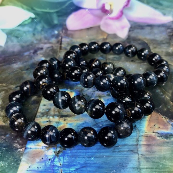 Blue Tigers Eye Journey Bracelets