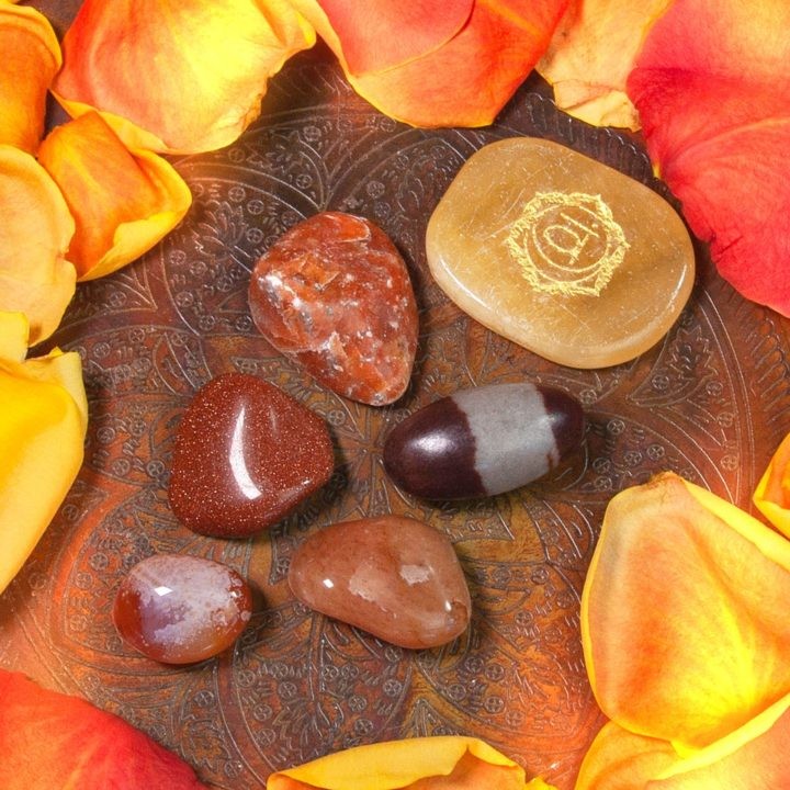 Sacral Chakra Pleasure and Passion Gem Set