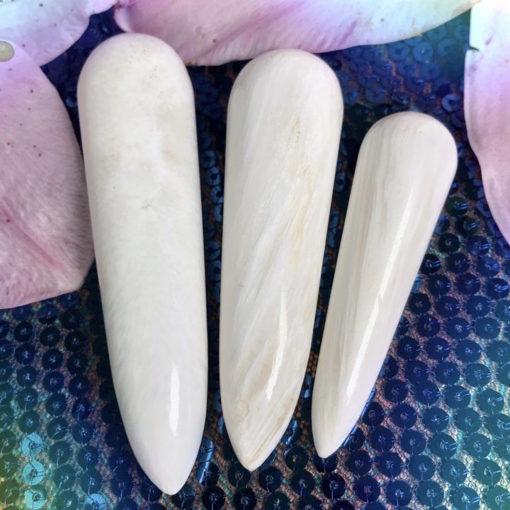Scolecite Channeling Wands