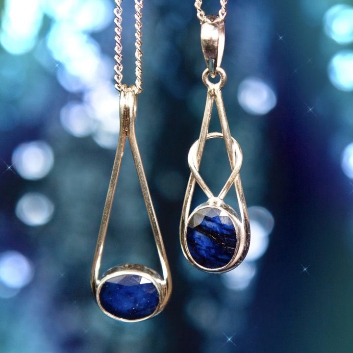 Wise Sage Sapphire Pendants