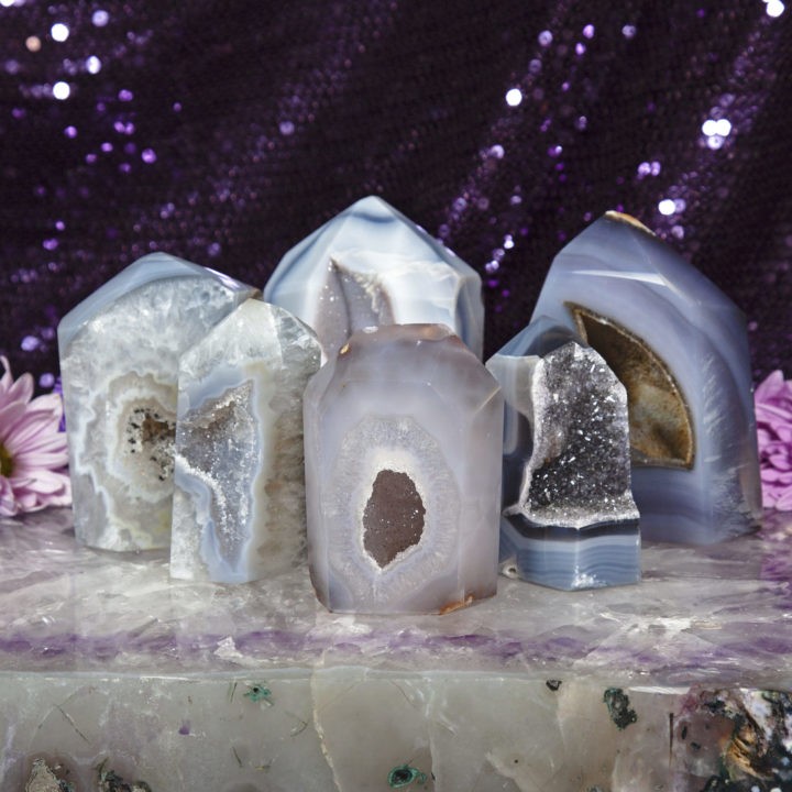 Agate Geode Peace Towers