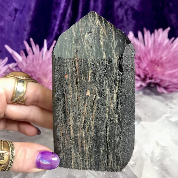 Black Tourmaline with Hematite Generator