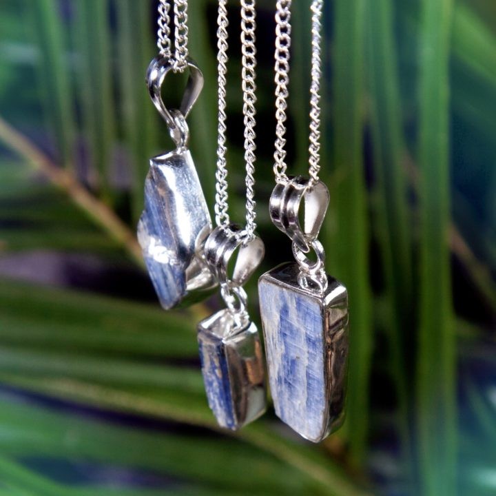 Divine Alignment Blue Kyanite Pendants