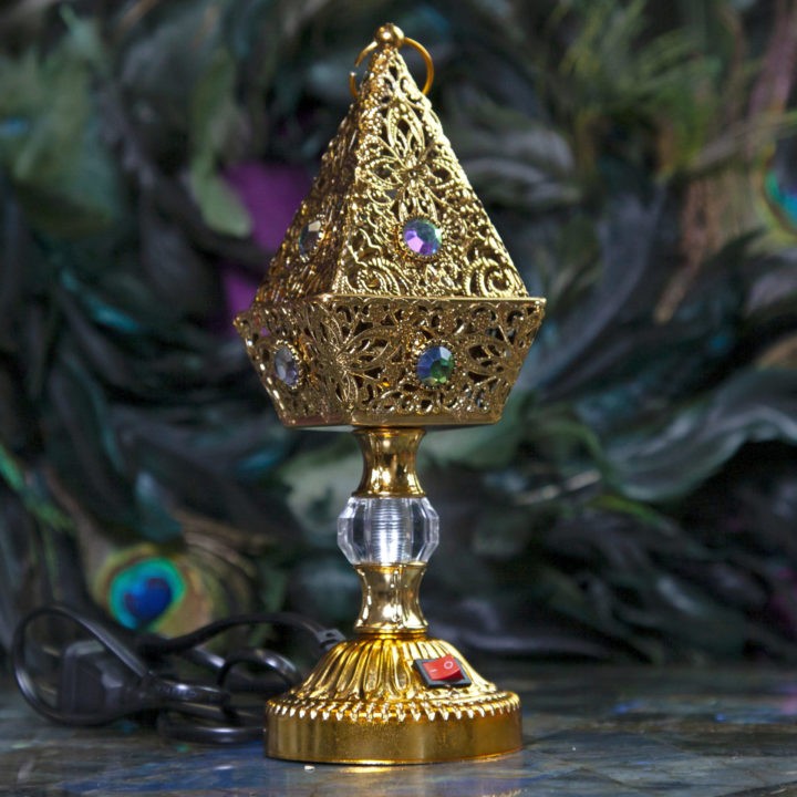 Golden Pyramid Electric Oud Incense Burners