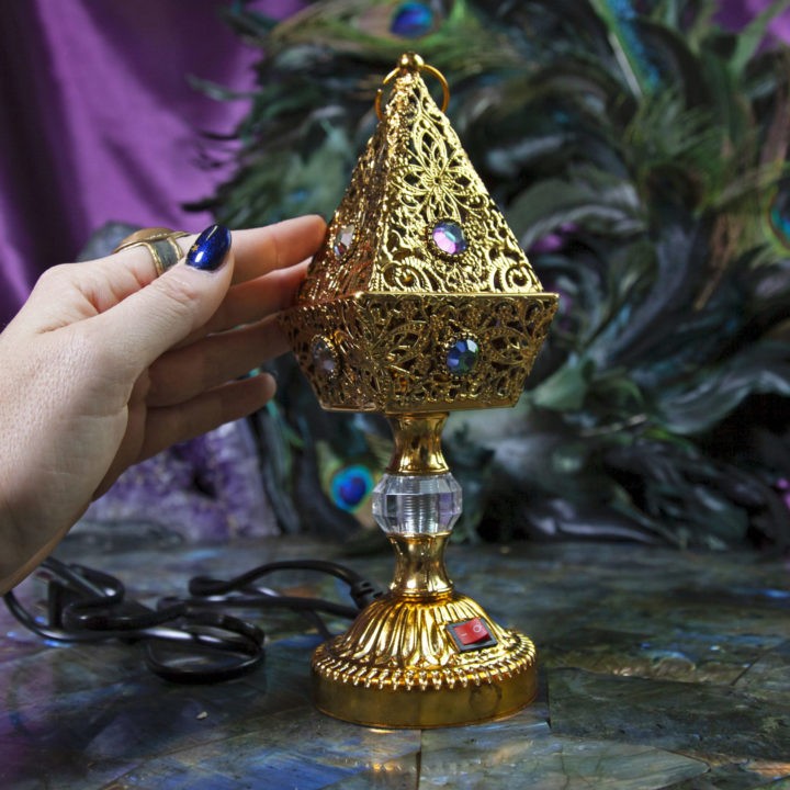 Golden Pyramid Electric Oud Incense Burners