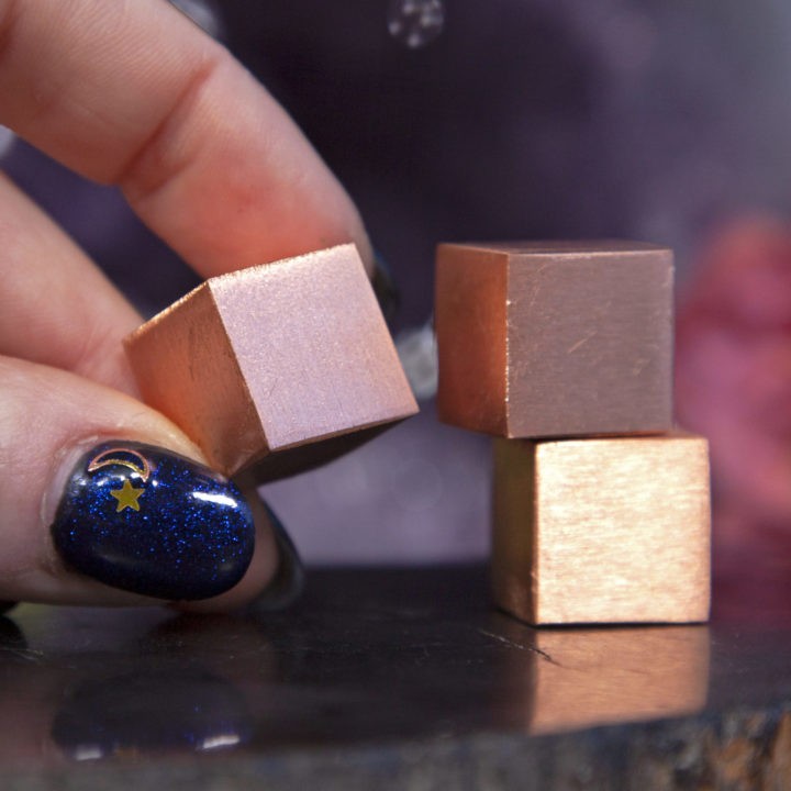 Energy Grounding Copper Cubes