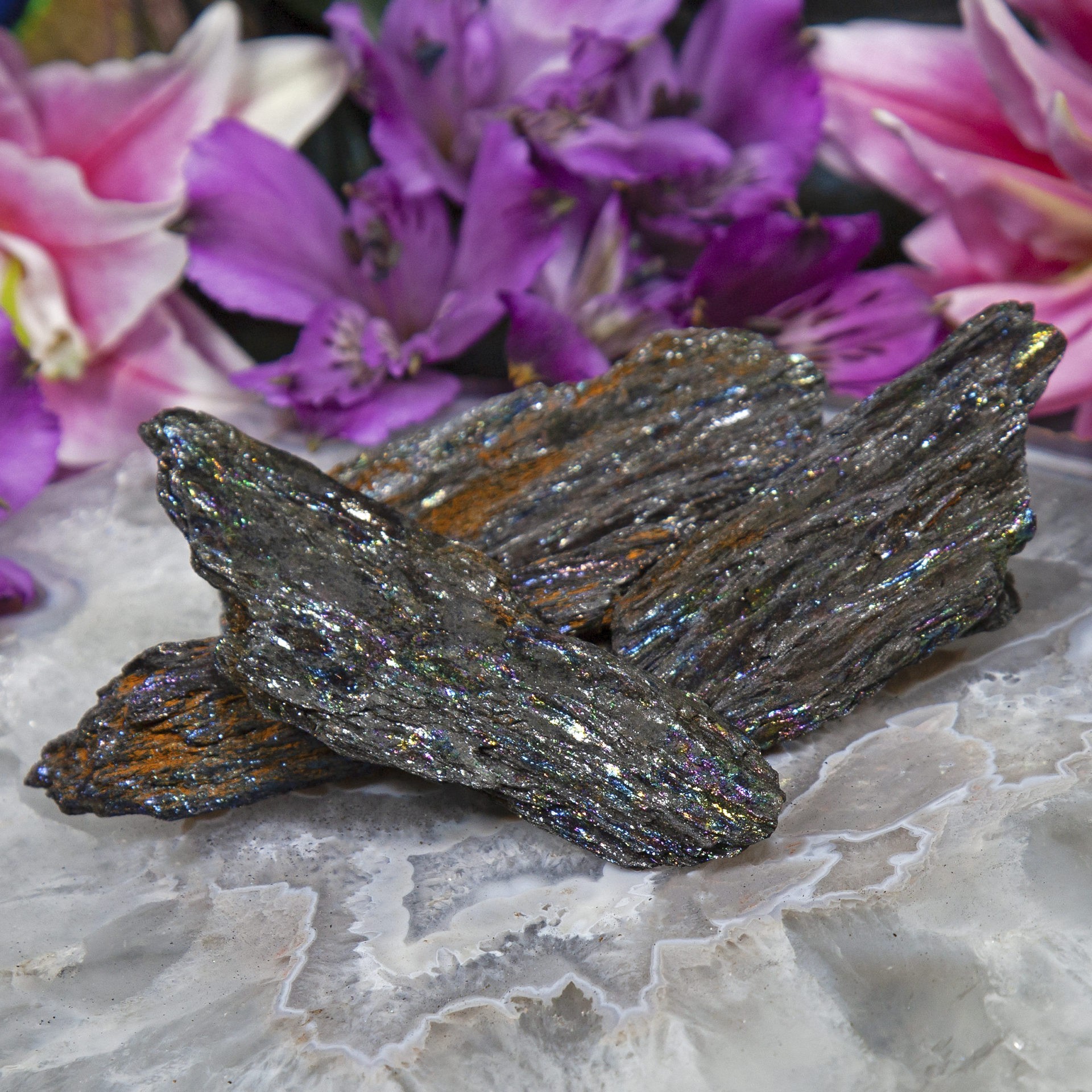 Natural Rainbow Hematite for peace, grounding, and alignment