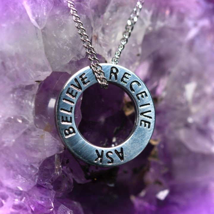 Ask Believe Receive Pendants