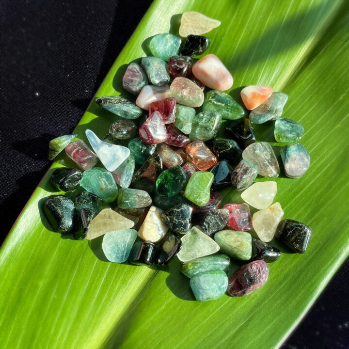 Intuitively Chosen Tumbled Mixed Tourmaline