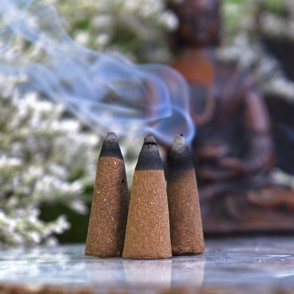Myrrh Incense Cones for healing, meditation, and energetic rescue