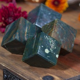 Healing and Stability Bloodstone Cubes