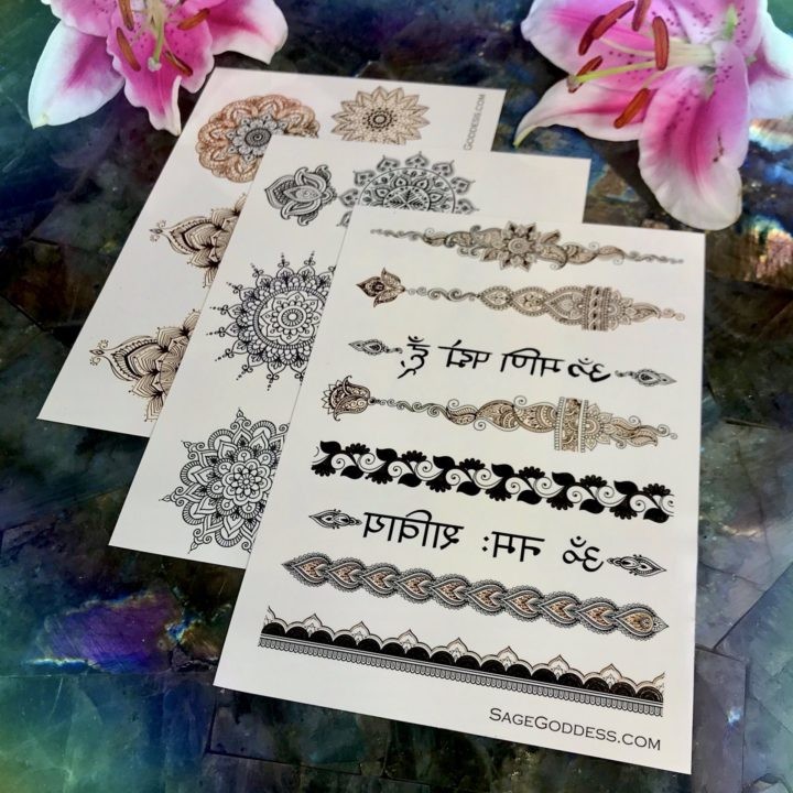 Henna Mandala Flash Tattoo 3 Packs