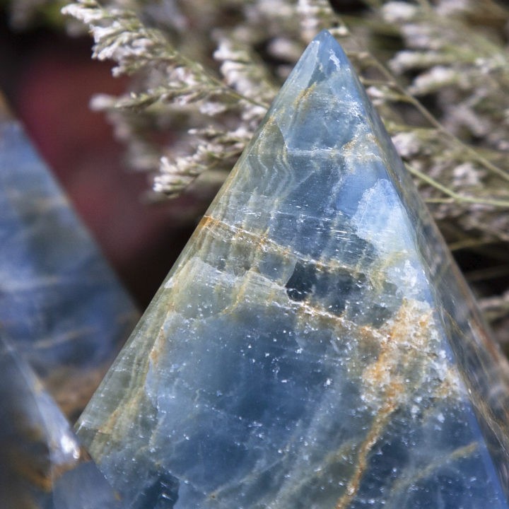 Lemurian Blue Calcite Vortex of Peace Pyramids