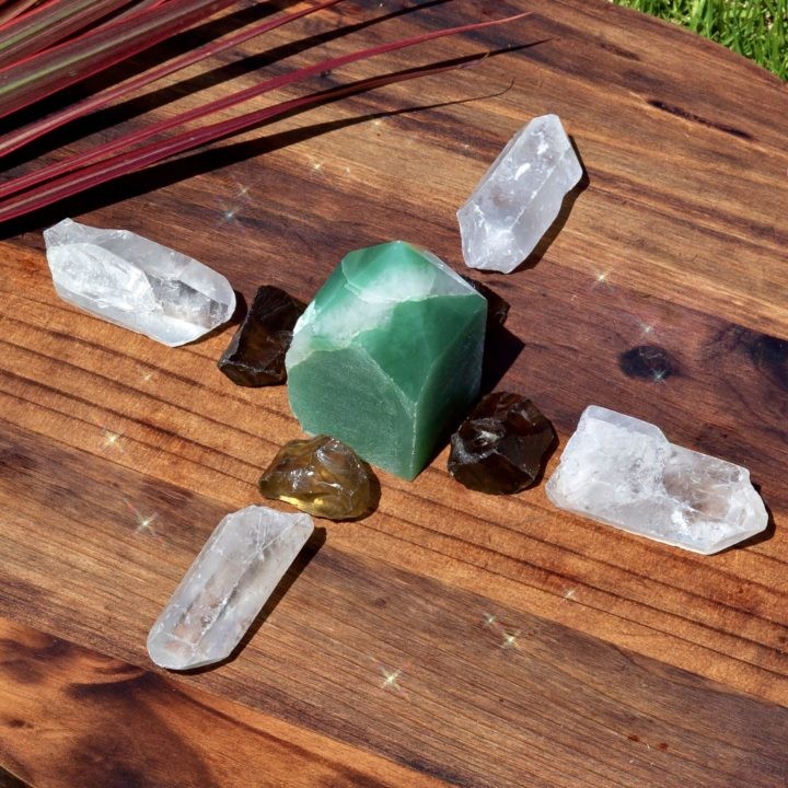 Outdoor Prosperity Crystal Grid