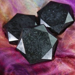 Black Tourmaline Hexagons