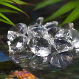 Clear Quartz Diamonds