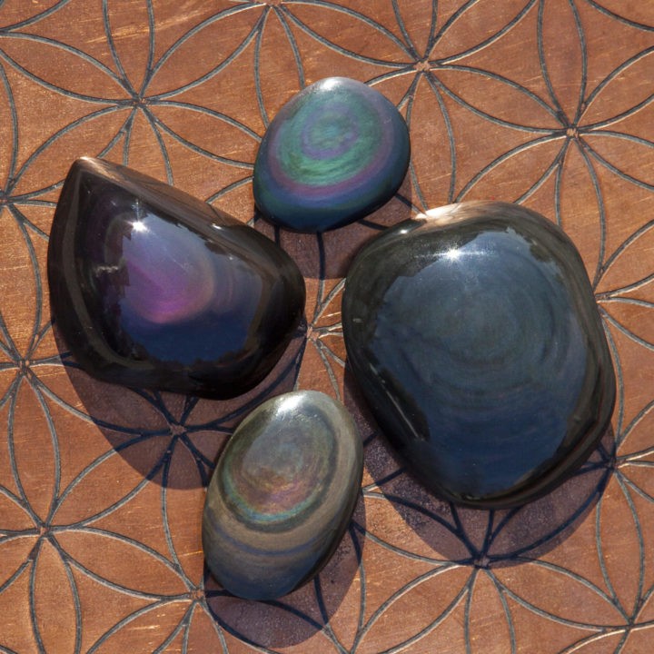 Freeform Rainbow Obsidian