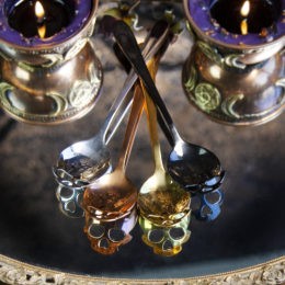 Samhain Skull Spoons