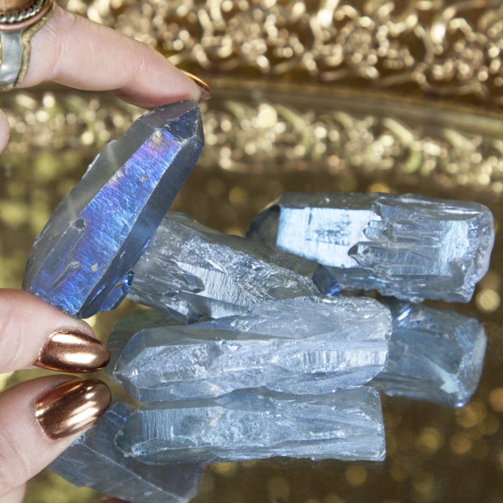 Tanzine Aura Crystals