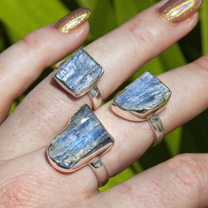 Ultimate Alignment Blue Kyanite Rings