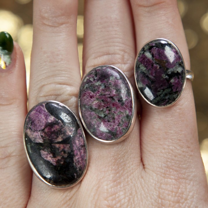 Eudialyte Sterling Silver Ring