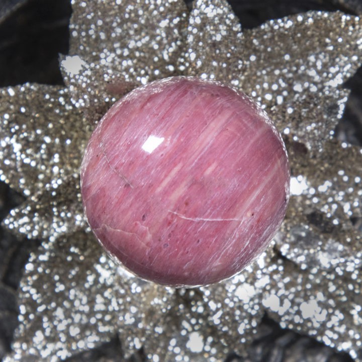 Pink Petrified Wood Sphere