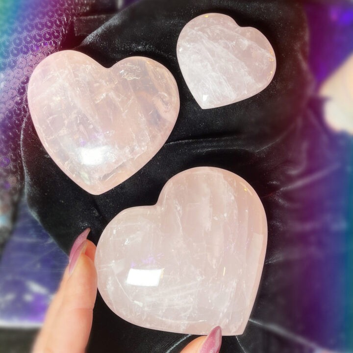 Rose Quartz Love Heart