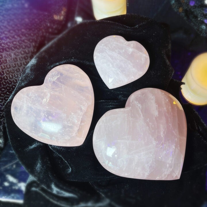 Rose Quartz Love Heart